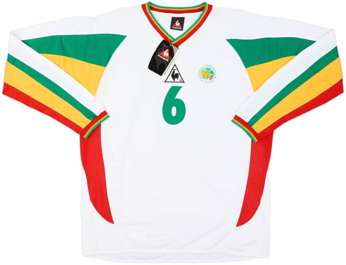 2002-04 Senegal Home L/S Shirt Cisse #6 (XL)