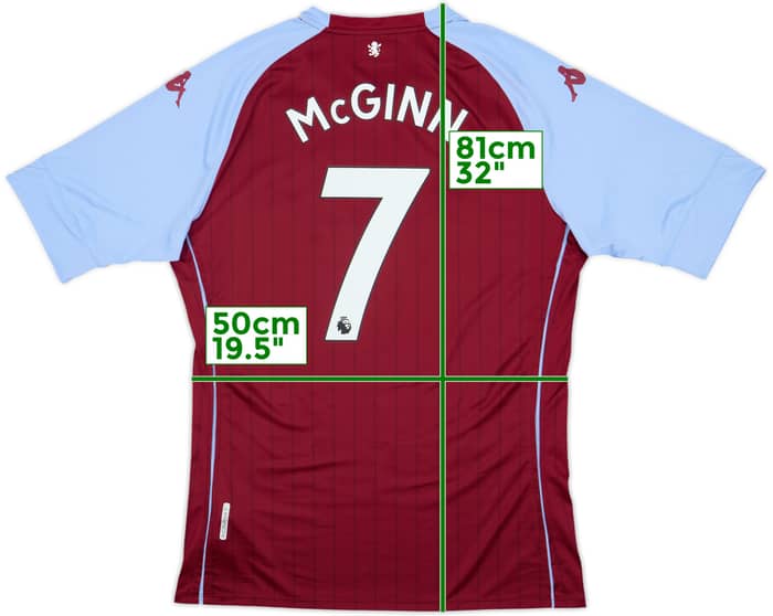 2020-21 Aston Villa Home Shirt McGinn #7 (3XL)