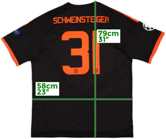 2015-16 Manchester United Third Shirt Schweinsteiger #31 (XL)