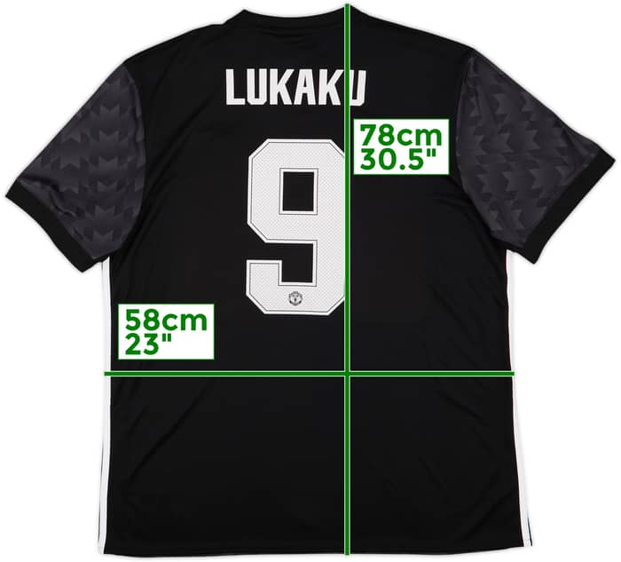 2017-18 Manchester United Away Shirt Lukaku #9 (XL)