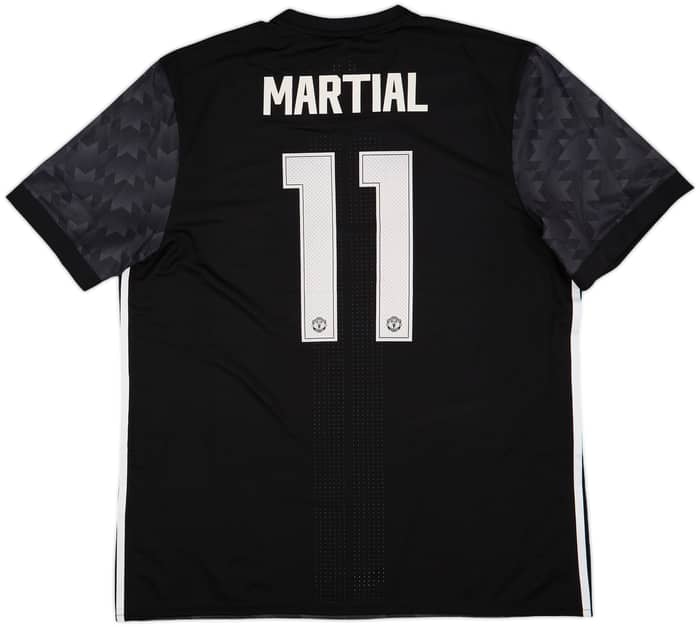 2017-18 Manchester United Authentic Away Shirt Martial #11 (XXL)