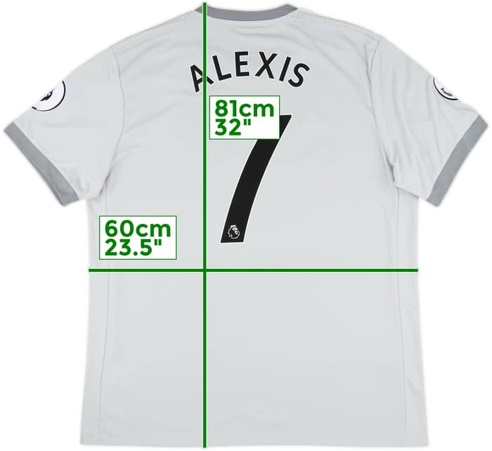 2017-18 Manchester United Third Shirt Alexis #7 (XL)