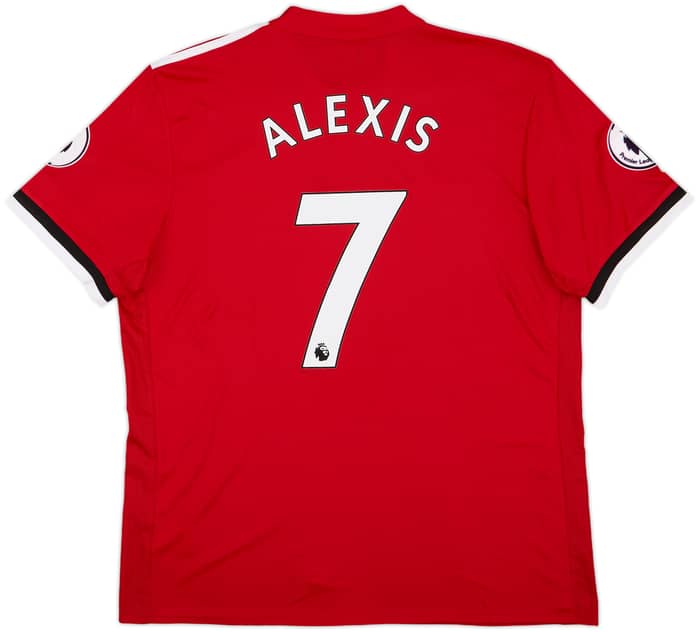 2017-18 Manchester United Home Shirt Alexis #7 (XL)