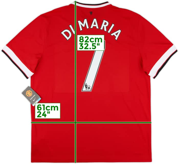 2014-15 Manchester United Home Shirt Di Maria #7 (XL)