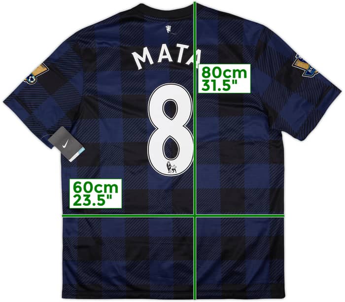 2013-14 Manchester United Away Shirt Mata #8 (XL)