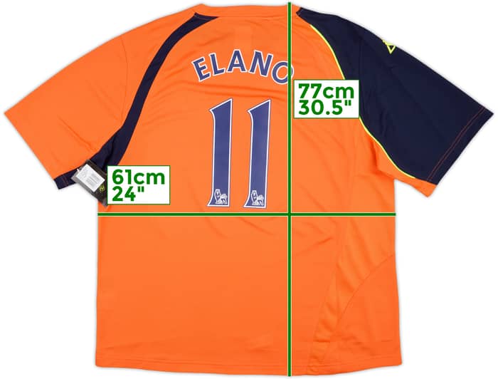 2008-09 Manchester City Third Shirt Elano #11 (XL)