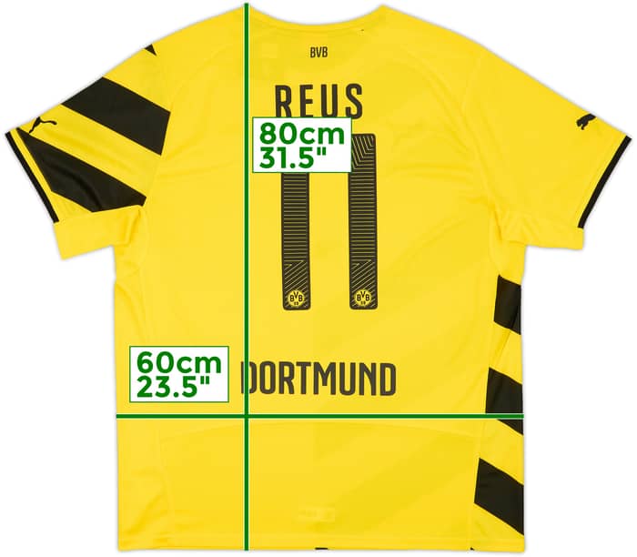 2014-15 Borussia Dortmund Home Shirt Reus #11 (XL)