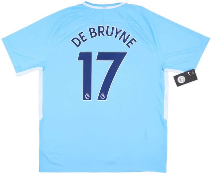 2017-18 Manchester City Home Shirt De Bruyne #17 (XL)