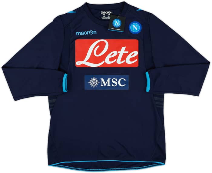 2013-14 Napoli Macron L/S Training Shirt (L.Boys)