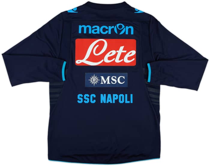 2013-14 Napoli Macron L/S Training Shirt (L.Boys)