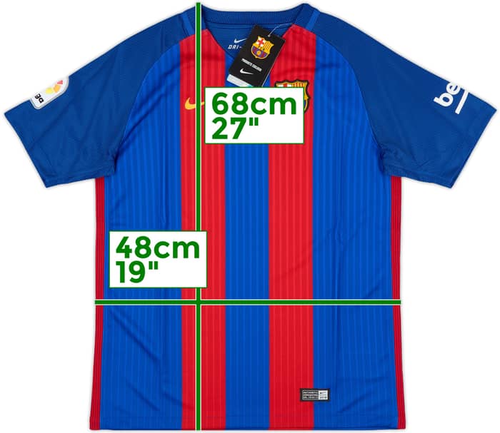 2016-17 Barcelona Home Shirt (XL.Boys)