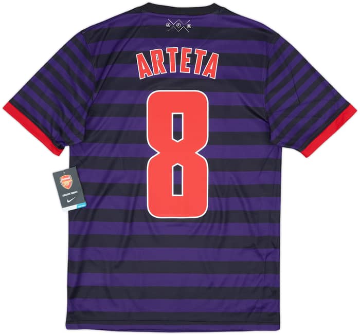 2012-13 Arsenal Away Shirt Arteta #8 (S)