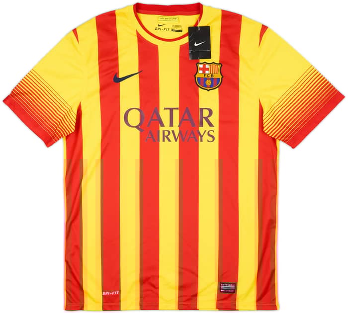 2013-15 Barcelona Authentic Away Shirt Messi #10 (L)
