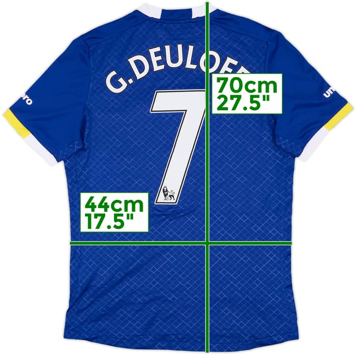 2016-17 Everton Home Shirt G. Deulofe #7 (XL.Boys)