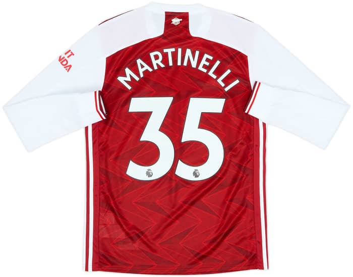 2020-21 Arsenal Home L/S Shirt Martinelli #35 (M)