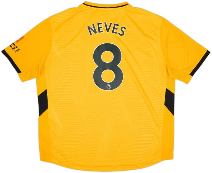2021-22 Wolves Home Shirt Neves #8 (3XL)