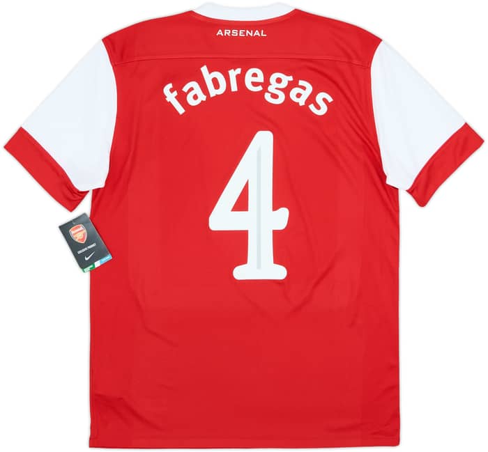 2010-11 Arsenal Home Shirt Fabregas #4 (M)