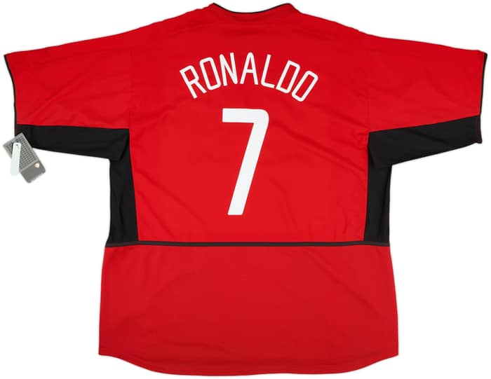2002-04 Manchester United Home Shirt Ronaldo #7 (3XL)