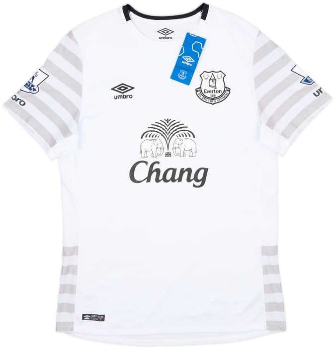 2015-16 Everton Away Shirt Jagielka #6 (L)