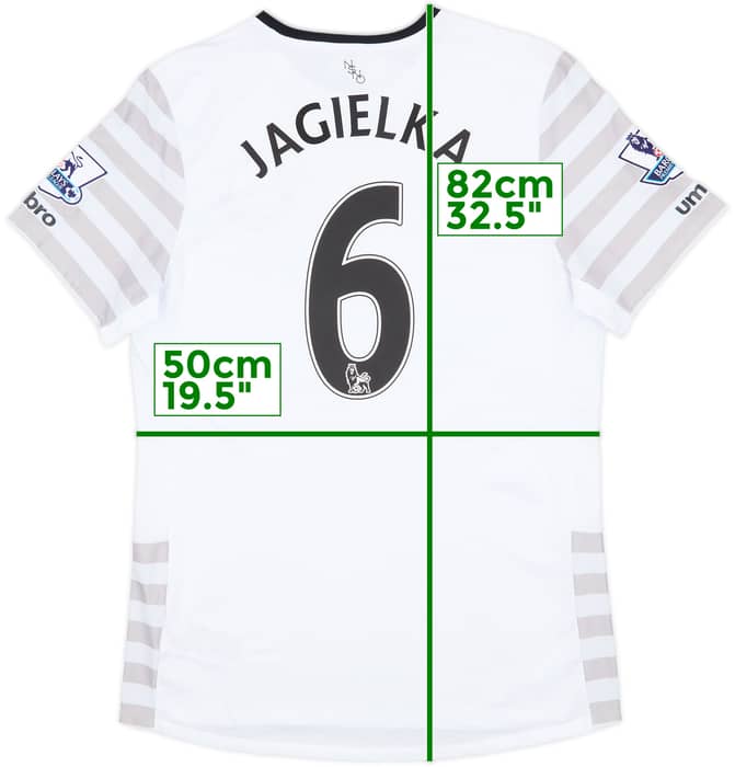 2015-16 Everton Away Shirt Jagielka #6 (L)
