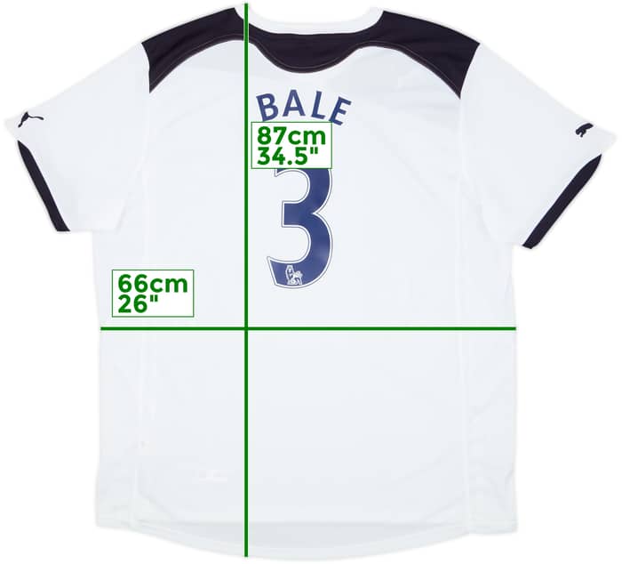 2010-11 Tottenham Home Shirt Bale #3 (XXL)