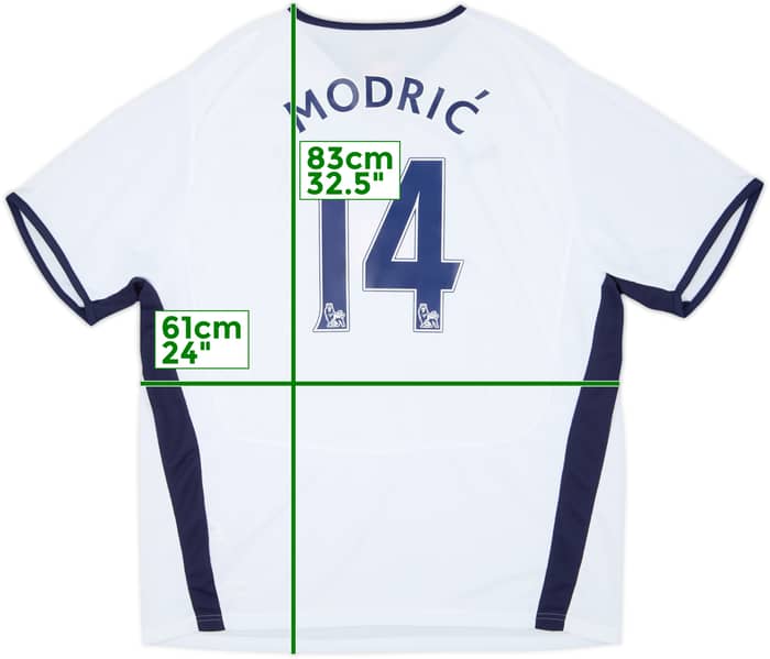 2008-09 Tottenham Home Shirt Modric #14 (XXL)