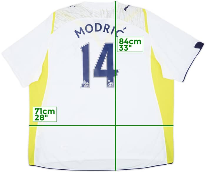 2009-10 Tottenham Home Shirt Modric #14 (3XL)