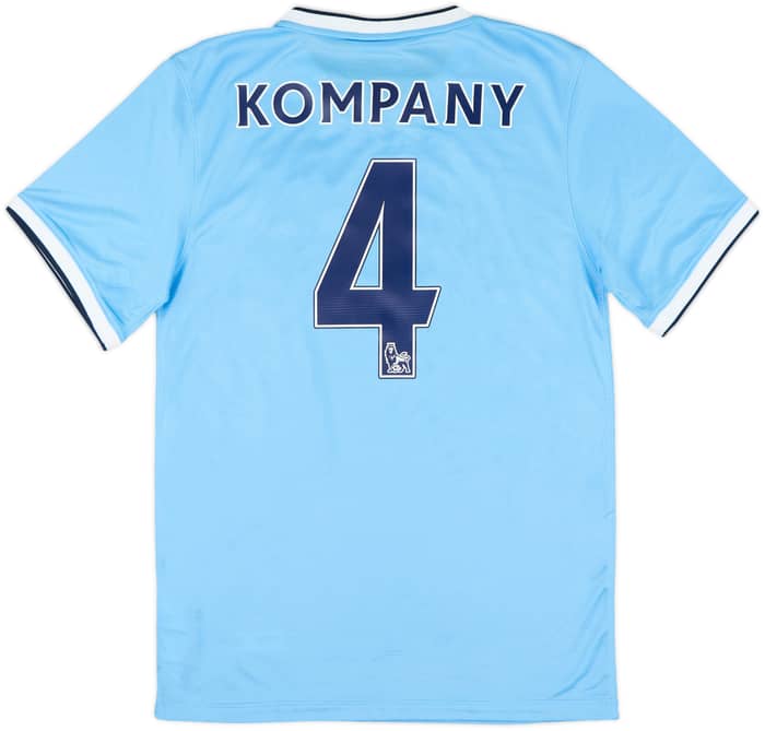 2013-14 Manchester City Home Shirt Kompany #4 (S)