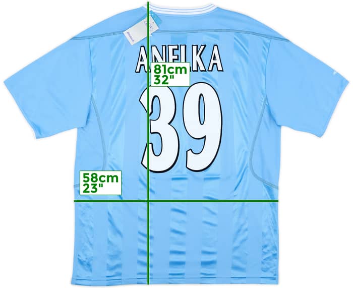 2003-04 Manchester City Home Shirt Anelka #39 (L)