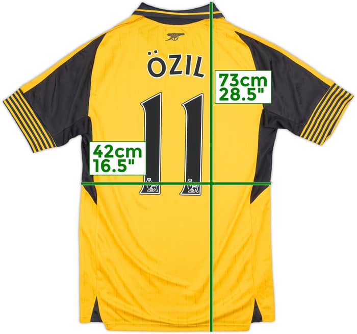 2016-17 Arsenal Away Shirt Ozil #11 (XS)