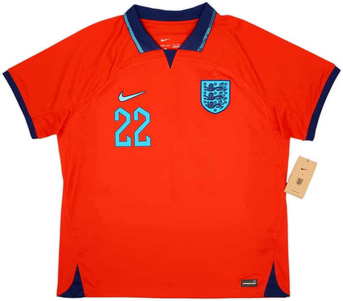 2022-23 England Away Shirt Bellingham #22 (XL)