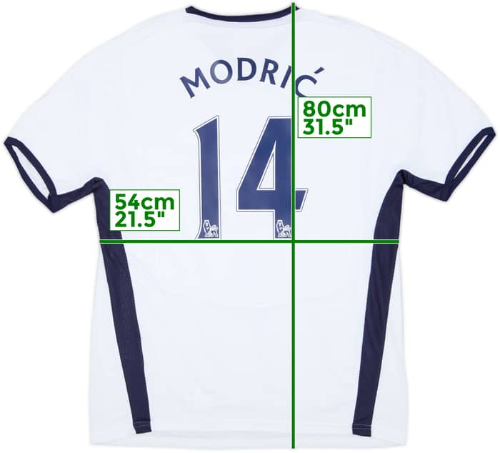 2008-09 Tottenham Home Shirt Modric #14 (XL)