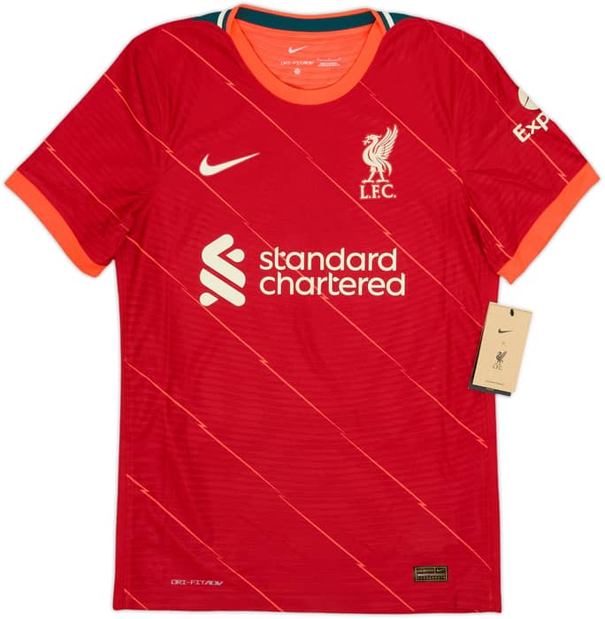 2021-22 Liverpool Authentic Home Shirt Virgil #4 (S)