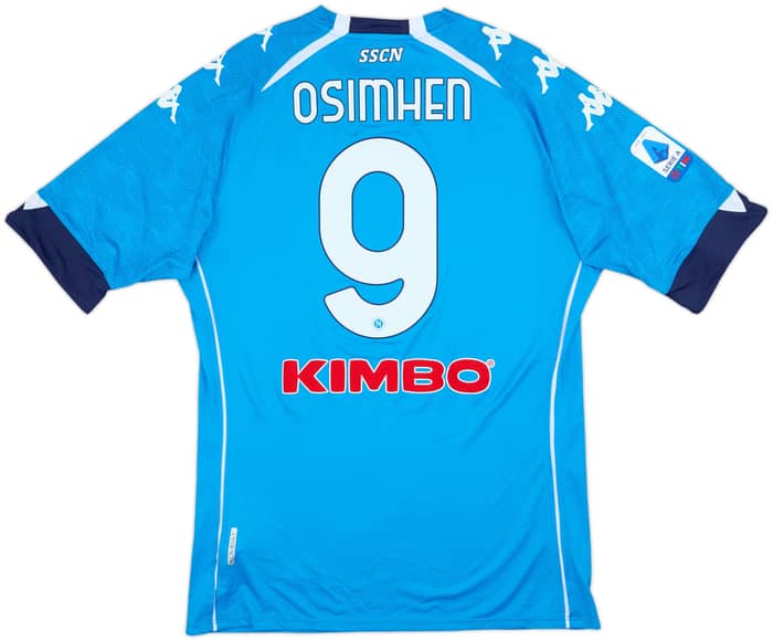 2020-21 Napoli Authentic Home Shirt Osimhen #9 (3XL)