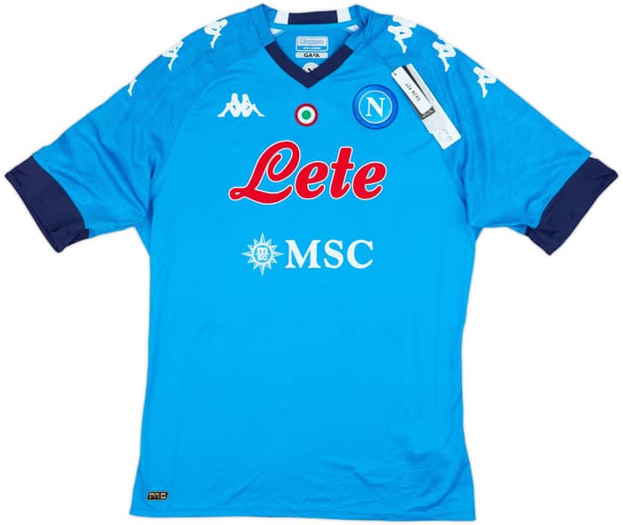 2020-21 Napoli Authentic Home Shirt Osimhen #9 (3XL)