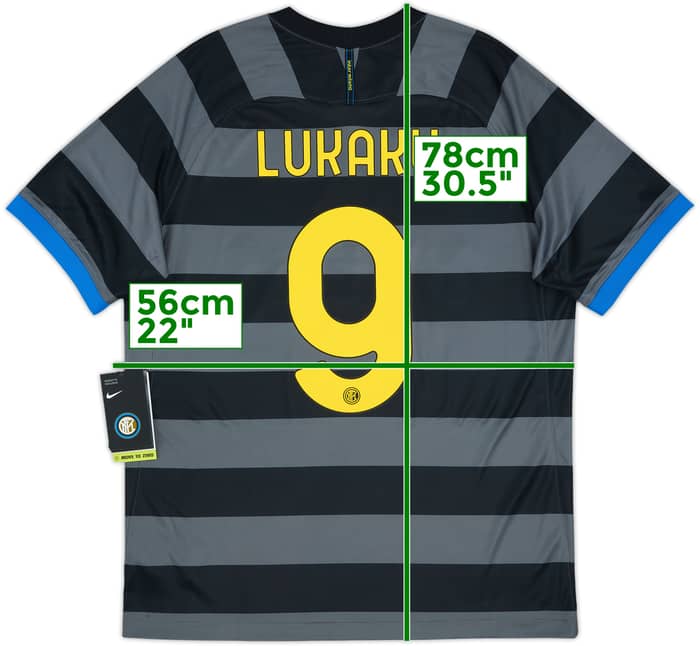 2020-21 Inter Milan Third Shirt Lukaku #9 (L)