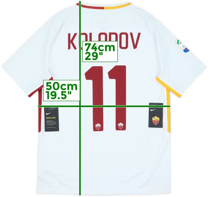 2017-18 Roma Away Shirt Kolarov #11 (M)