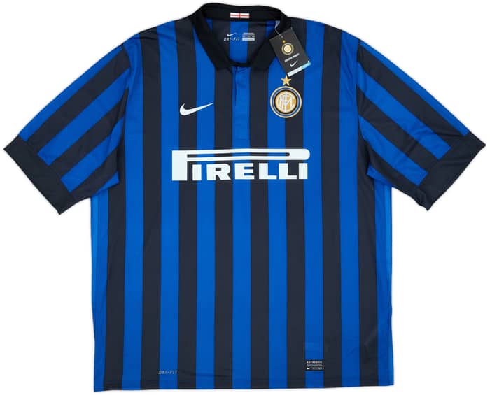 2011-12 Inter Milan Home Shirt Milito #22 (XXL)