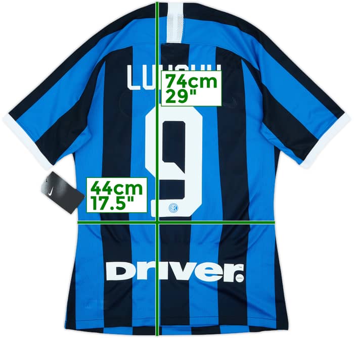 2019-20 Inter Milan Player Issue Home Shirt Lukaku #9 (M)
