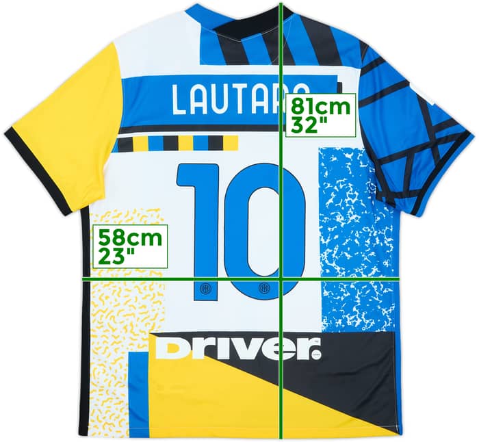 2020-21 Inter Milan Fourth Shirt Lautaro #10 (XL)