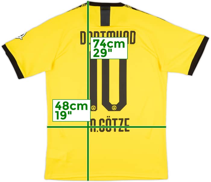 2019-20 Borussia Dortmund Home Shirt M.Gotze #10 (M)
