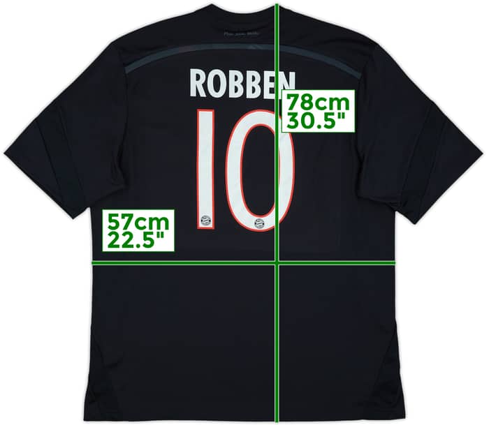 2014-15 Bayern Munich Third Shirt Robben #10 (XL)