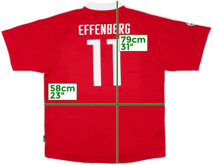 2001-02 Bayern Munich CL Shirt Effenberg #11 (L)