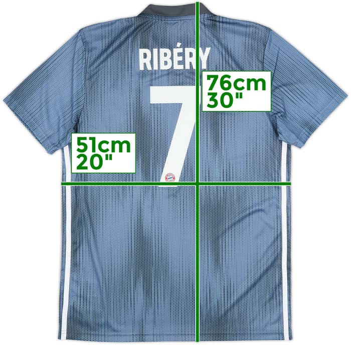 2018-19 Bayern Munich Third Shirt Ribery #7 (M)