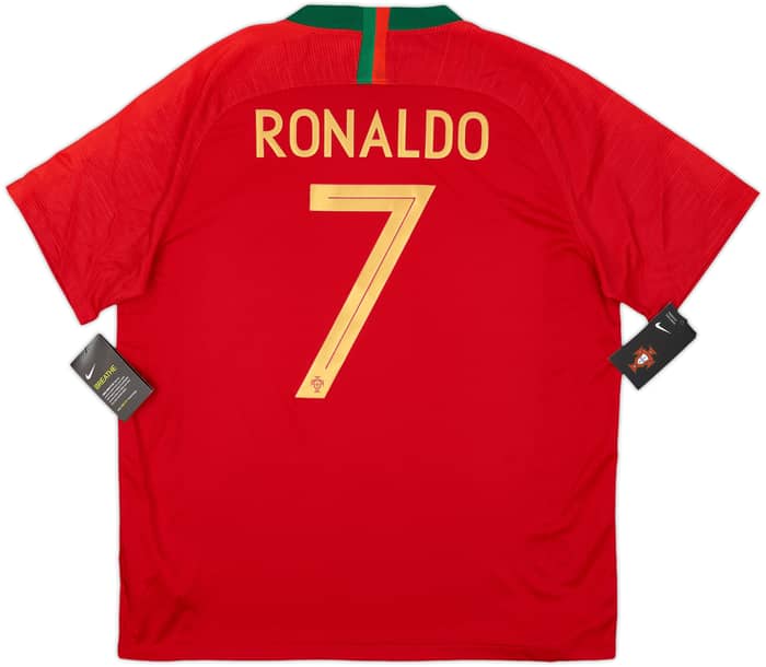 2018-19 Portugal Home Shirt Ronaldo #7 (XL)