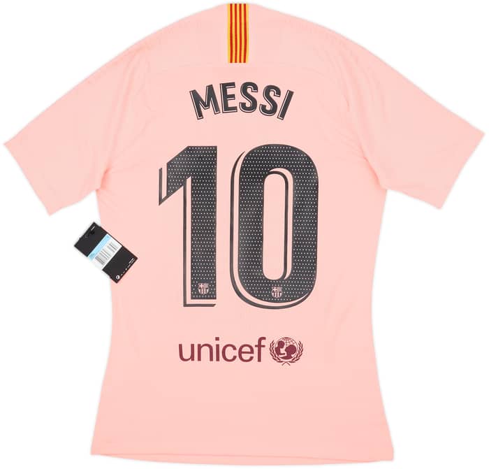 2018-19 Barcelona Authentic Third Shirt Messi #10 (M)
