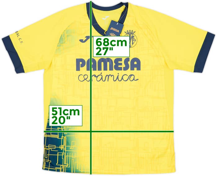 2020-21 Villarreal Joma Training Shirt (XL.Boys)