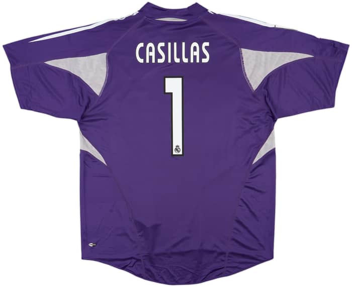 2004-05 Real Madrid GK S/S Shirt Casillas #1 (L)