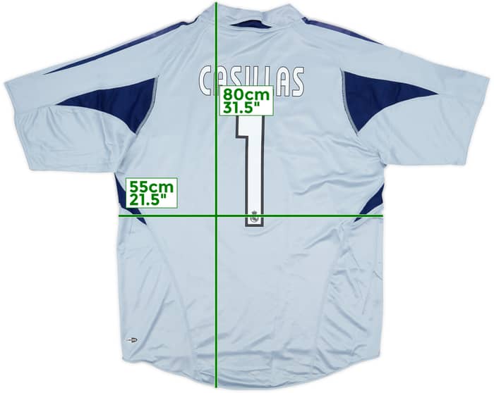 2004-05 Real Madrid GK Shirt Casillas #1 (L)
