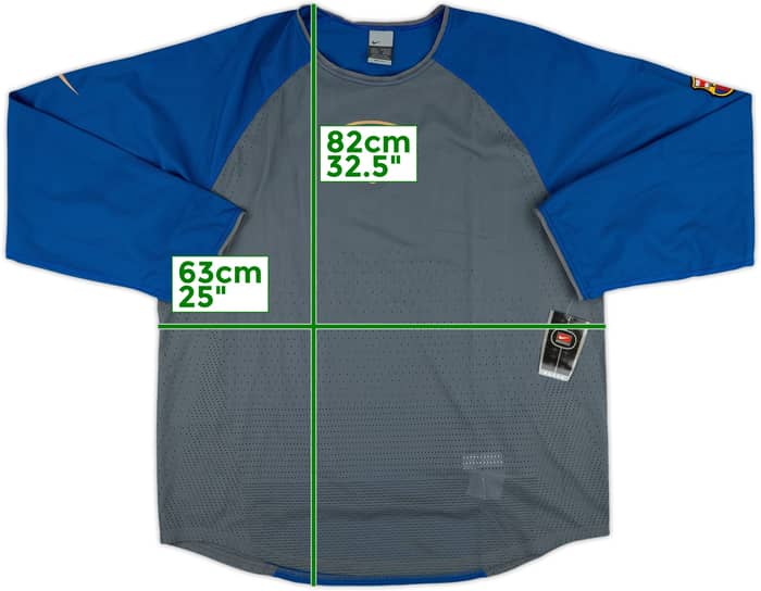 2001-02 Barcelona Nike Player Issue Training Shirt (XL)